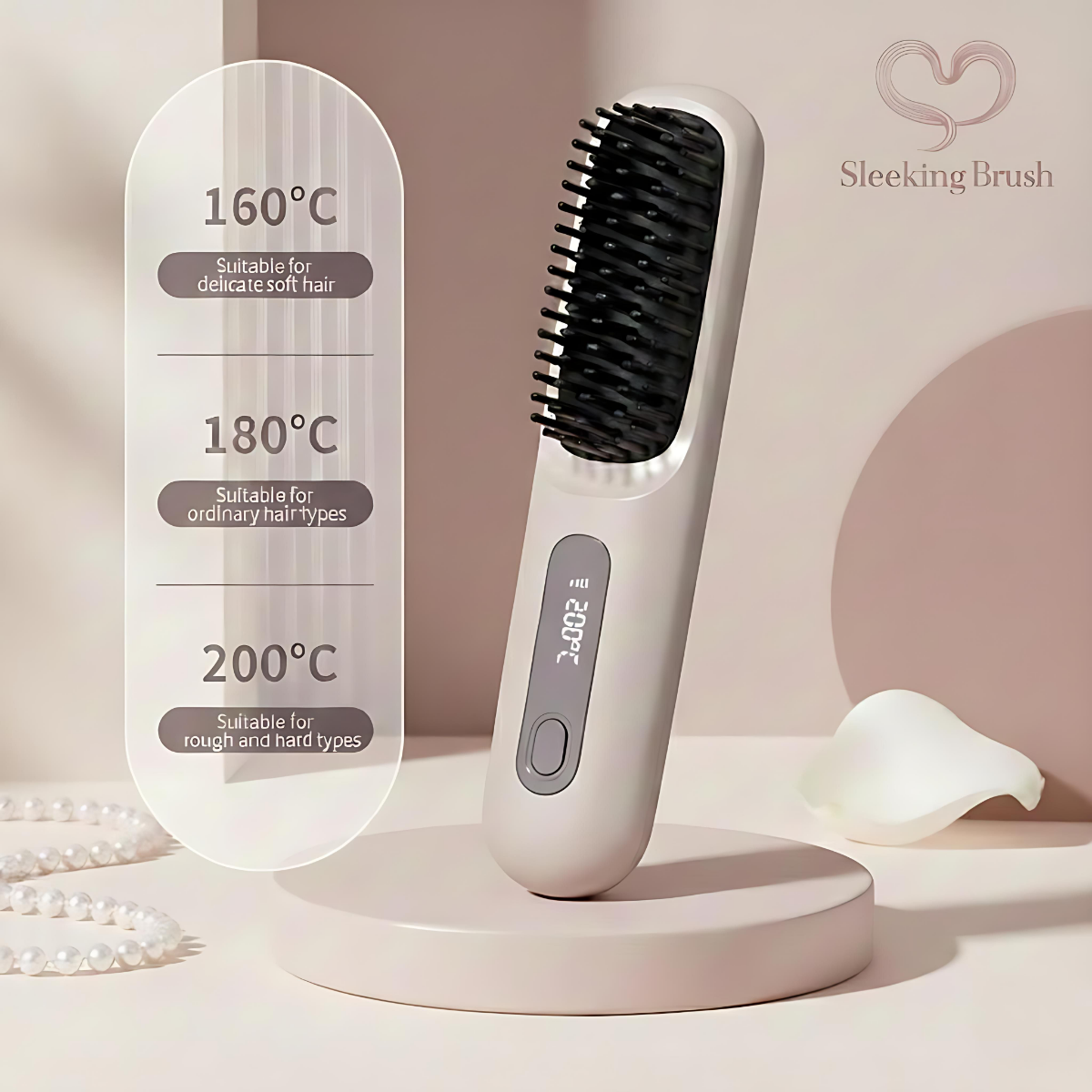 Sleeking Brush™ – Wireless Straightening Brush